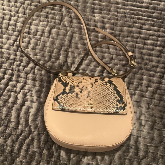 kate spade Handbags - Kate Spade leather snake print purse